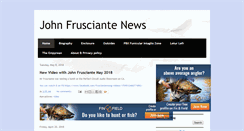 Desktop Screenshot of frusciantenews.com